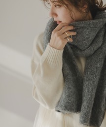 the toe　PIGALLE SHAGGY MUFFLER　シャギーマフラー thetoe PIGALLE SHAGGY MUFFLER シャギーマフラー