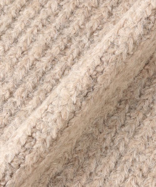 B.C STOCK(ベーセーストック)の「ニットムジマフラー(マフラー・レディース・ベージュ/ピンク/チャコールグレー/ブルー・FREE)」の9枚目の写真