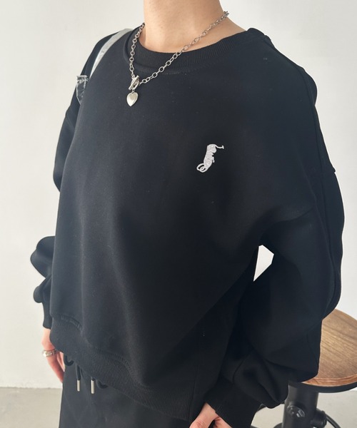 CLEA（クレア）の「【2点SET】スウェットミニスカートセットアップ（セットアップ・レディース・ブラック/グレー・FREE）」の17枚目の写真