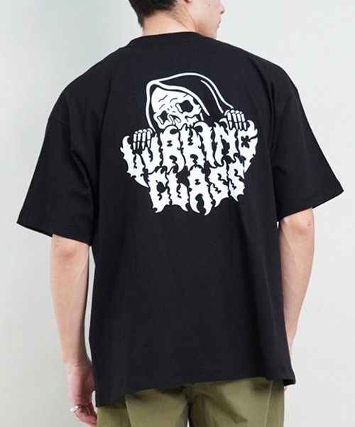 LURKING CLASS(ラーキングクラス)の「【ムラサキスポーツ限定】LURKING CLASS/ラーキングクラス オーバーサイズ バックプリント ST24STM02(Tシャツ/カットソー・メンズ・ブラック/ホワイト/オレンジ・M/L/XL)」の2枚目の写真
