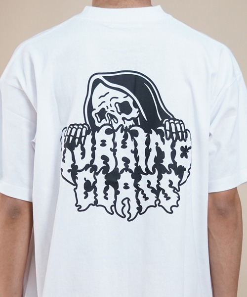 LURKING CLASS(ラーキングクラス)の「【ムラサキスポーツ限定】LURKING CLASS/ラーキングクラス オーバーサイズ バックプリント ST24STM02(Tシャツ/カットソー・メンズ・ブラック/ホワイト/オレンジ・M/L/XL)」の16枚目の写真