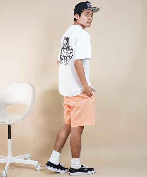 LURKING CLASS(ラーキングクラス)の「【ムラサキスポーツ限定】LURKING CLASS/ラーキングクラス オーバーサイズ バックプリント ST24STM02(Tシャツ/カットソー・メンズ・ブラック/ホワイト/オレンジ・M/L/XL)」の14枚目の写真
