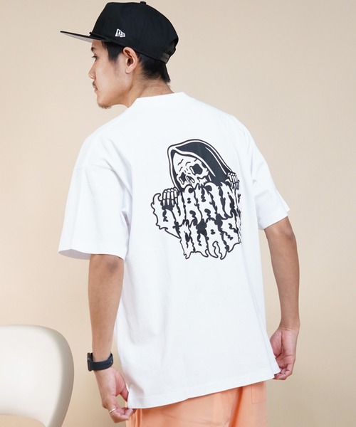 LURKING CLASS(ラーキングクラス)の「【ムラサキスポーツ限定】LURKING CLASS/ラーキングクラス オーバーサイズ バックプリント ST24STM02(Tシャツ/カットソー・メンズ・ブラック/ホワイト/オレンジ・M/L/XL)」の7枚目の写真
