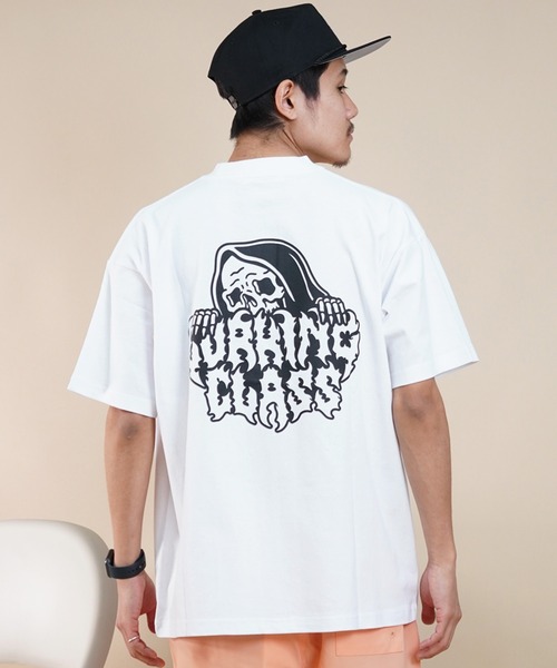 LURKING CLASS(ラーキングクラス)の「【ムラサキスポーツ限定】LURKING CLASS/ラーキングクラス オーバーサイズ バックプリント ST24STM02(Tシャツ/カットソー・メンズ・ブラック/ホワイト/オレンジ・M/L/XL)」の6枚目の写真