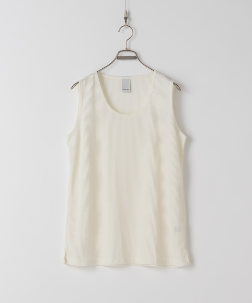 CASPER JOHN(キャスパージョン)の「Waffle layered tank top/ワッフルレイヤードタンクトップ(タンクトップ・メンズ・ベージュ/テラコッタ/ブラウン/ホワイト/グレイッシュブルー/グレー/ブラック/アイボリー/ライトグレー/ピンク・LARGE/MEDIUM/SMALL/X-SMALL)」の20枚目の写真