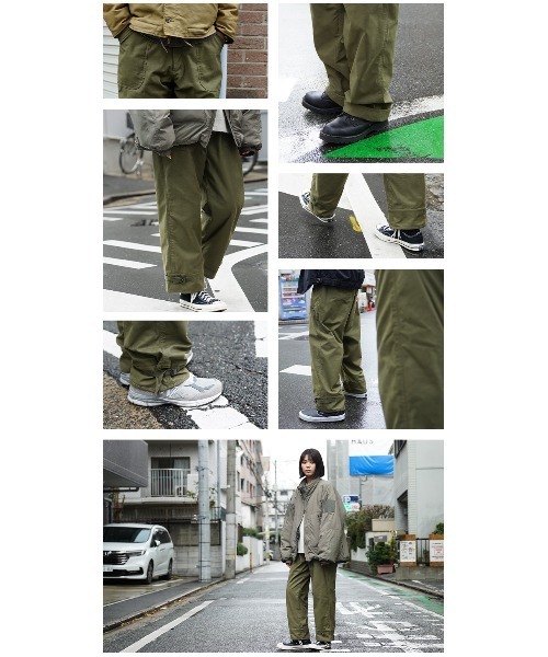 WAIPER.inc(ワイパーインク)の「米軍 U.S.NAVY コールドウェザー A-2 デッキパンツ WAIPER.inc ワイパーインク【WP124】(その他パンツ・メンズ・オリーブ/ブラック・S/M/L/XL/XXL)」の6枚目の写真