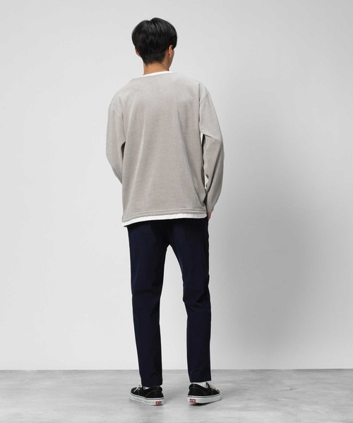 Right-on(ライトオン)の「カットコールキーネックロンT(Tシャツ/カットソー・メンズ・ダークグリーン/グレー/ホワイト/ネイビー・L/M/XL)」の17枚目の写真