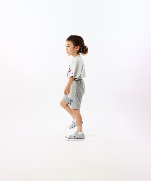 Champion(チャンピオン)の「【Champion/チャンピオン】キッズ スウェットショーツ(スウェットパンツ・キッズ・オートミール/ブラック/グレー・100/110/120/130/140/150/160)」の16枚目の写真