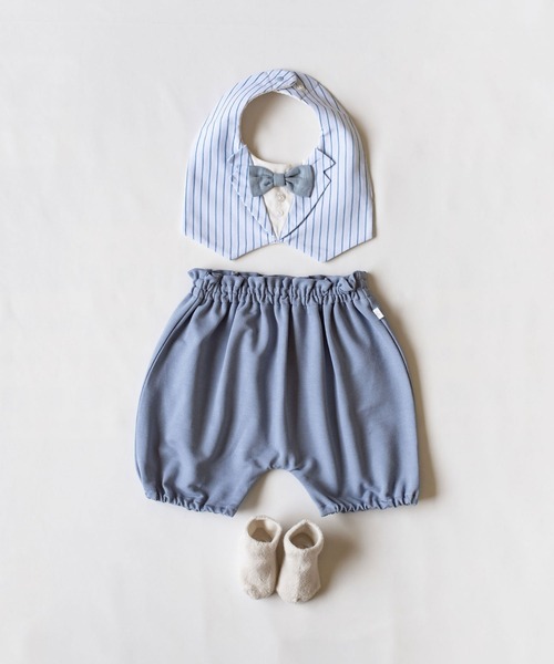 mocmof（モクモフ）の「おめかしギフトセット（フォーマル）（ベビーギフト・キッズ・グレー/ブルー系その他3/ベージュ/グリーン系その他4・ﾌﾘ-）」の6枚目の写真