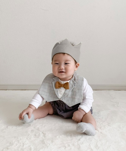 mocmof（モクモフ）の「おめかしギフトセット（フォーマル）（ベビーギフト・キッズ・グレー/ブルー系その他3/ベージュ/グリーン系その他4・ﾌﾘ-）」の19枚目の写真