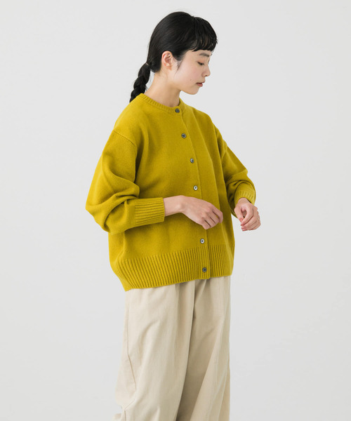 かぐれ（カグレ）の「クルーネックニットカーディガン（カーディガン