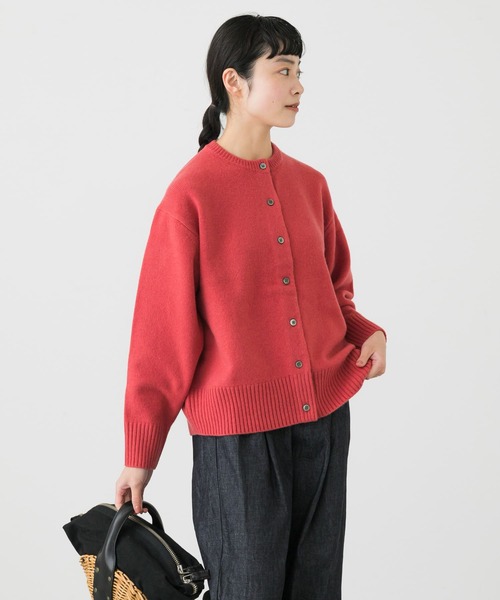 かぐれ(カグレ)の「クルーネックニットカーディガン(カーディガン/ボレロ・レディース・レッド系その他/イエロー系その他/チャコールグレー・FREE)」の22枚目の写真