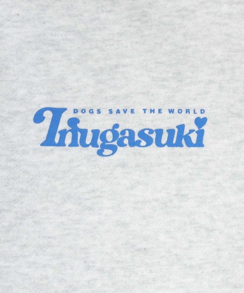 SEQUENZ(シークエンズ)の「Inugasuki/イヌガスキ 裏起毛 バックフォトプリント スウェット ハーフジップ トレーナー レディース メンズ(スウェット・レディース・アッシュグレー/ブラック系その他/ホワイト系その他2・L/LL/M)」の16枚目の写真