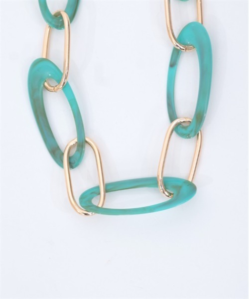 axes femme（アクシーズファム）の「オーバルアクセントネックレス（ネックレス・レディース・ピンク/サックスブルー/ブラック・FREE）」の20枚目の写真