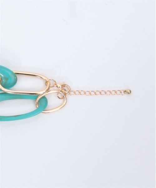 axes femme（アクシーズファム）の「オーバルアクセントネックレス（ネックレス・レディース・ピンク/サックスブルー/ブラック・FREE）」の18枚目の写真