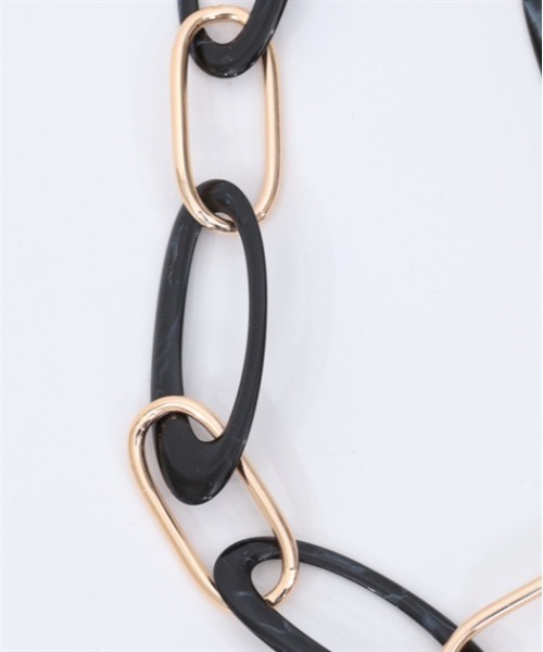 axes femme（アクシーズファム）の「オーバルアクセントネックレス（ネックレス・レディース・ピンク/サックスブルー/ブラック・FREE）」の14枚目の写真