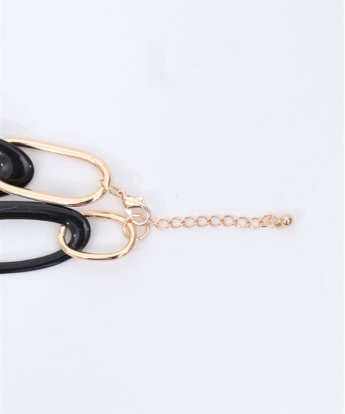 axes femme（アクシーズファム）の「オーバルアクセントネックレス（ネックレス・レディース・ピンク/サックスブルー/ブラック・FREE）」の13枚目の写真