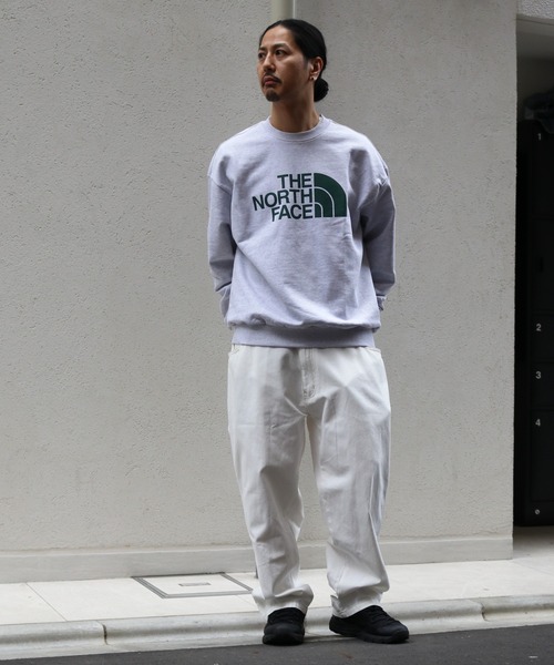 THE NORTH FACE（ザノースフェイス）の「日本未発売 THE NORTH FACE(ザ・ノースフェイス)/コットン ロゴ リラックス スウェットシャツ/COTTON LOGO RELAXED SWEAT SHIRTS（スウェット・メンズ・グレー/ブラック/ミント・M/XL/L）」の21枚目の写真