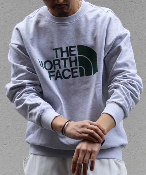 THE NORTH FACE（ザノースフェイス）の「日本未発売 THE NORTH FACE(ザ・ノースフェイス)/コットン ロゴ リラックス スウェットシャツ/COTTON LOGO RELAXED SWEAT SHIRTS（スウェット・メンズ・グレー/ブラック/ミント・M/XL/L）」の19枚目の写真