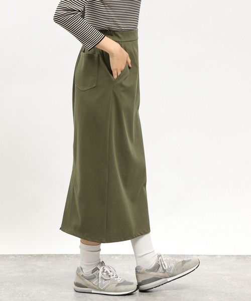 GLOBAL WORK Smile Seed Store（グローバルワーク スマイルシードストア）の「ストレッチツイルIスカート/977002（スカート・レディース・グレー系その他/ベージュ/カーキ/ブラック/アイボリー・SMALL/MEDIUM/X-LARGE/LARGE）」の5枚目の写真