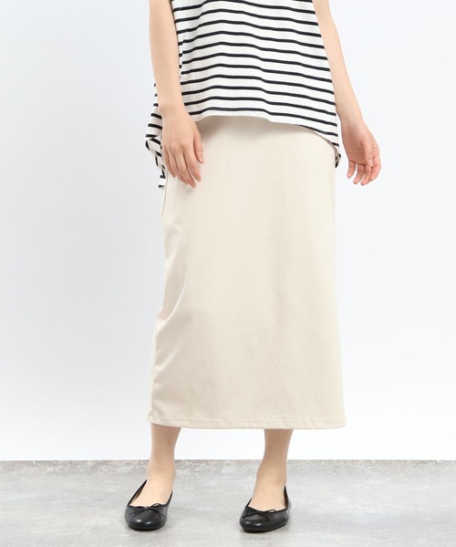 GLOBAL WORK Smile Seed Store（グローバルワーク スマイルシードストア）の「ストレッチツイルIスカート/977002（スカート・レディース・グレー系その他/ベージュ/カーキ/ブラック/アイボリー・SMALL/MEDIUM/X-LARGE/LARGE）」の2枚目の写真