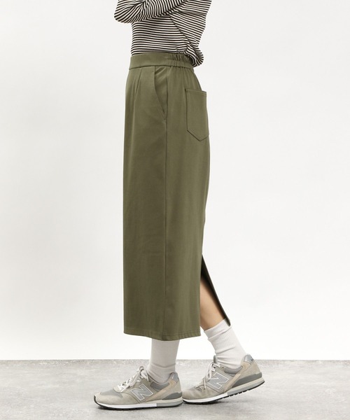 GLOBAL WORK Smile Seed Store（グローバルワーク スマイルシードストア）の「ストレッチツイルIスカート/977002（スカート・レディース・グレー系その他/ベージュ/カーキ/ブラック/アイボリー・SMALL/MEDIUM/X-LARGE/LARGE）」の20枚目の写真