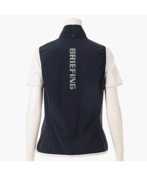 BRIEFING（ブリーフィング）の「【ブリーフィングゴルフ】WOMENS POCKETABLE WIND VEST（ベスト・レディース・ブラック・M/S）」の7枚目の写真