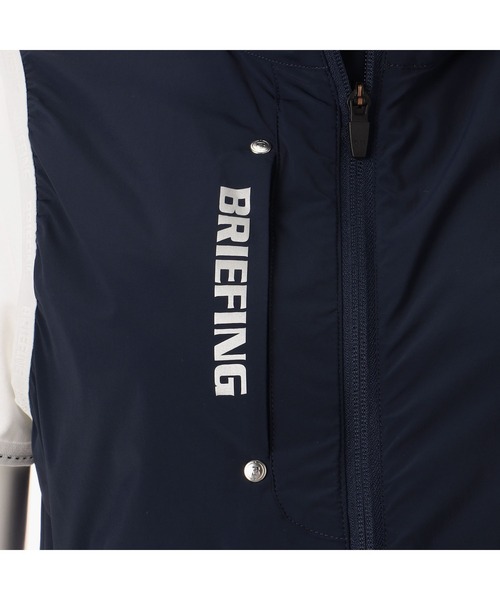 BRIEFING（ブリーフィング）の「【ブリーフィングゴルフ】WOMENS POCKETABLE WIND VEST（ベスト・レディース・ブラック・M/S）」の10枚目の写真