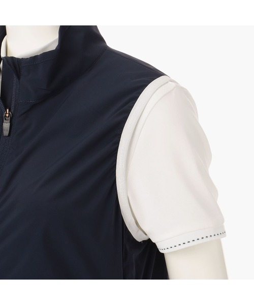 BRIEFING（ブリーフィング）の「【ブリーフィングゴルフ】WOMENS POCKETABLE WIND VEST（ベスト・レディース・ブラック・M/S）」の11枚目の写真