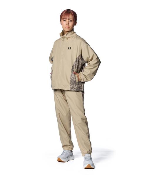 UNDER ARMOUR(アンダーアーマー)の「UAメッシュ ライナー ウーブン パンツ(トレーニング/レディース)(その他パンツ・レディース・ブラウン系・XL/S/L/M)」の3枚目の写真