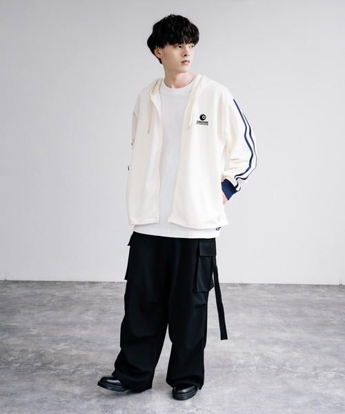 希少✨ATON エイトン フーディージップパーカー フロッキーロゴ ホワイト 2 セール】ATON (エイトン)x B'2nd 別注GARMENT DYE URAKE HOODIE
