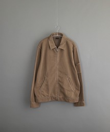 VIBGYOR（ヴィブジョー）の「ピグメント加工 裏毛スウェット ZIP ジャケット（その他アウター）」