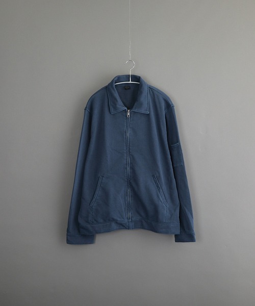 【セール】ピグメント加工 裏毛スウェット ZIP ジャケット（その他アウター）｜VIBGYOR（ヴィブジョー） 5,166円