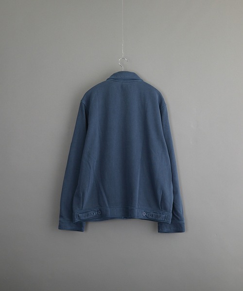 VIBGYOR（ヴィブジョー）の「ピグメント加工 裏毛スウェット ZIP ジャケット（その他アウター・メンズ・ダークブルー/ベージュ/ブラック・LARGE/MEDIUM）」の14枚目の写真
