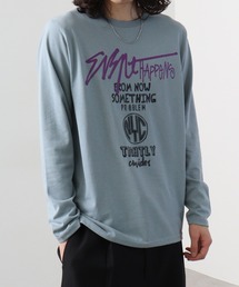 プリントロングスリーブTシャツ