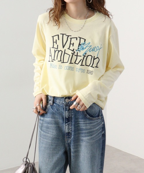FUNALIVE(ファンアライブ)の「プリントロングスリーブTシャツ(Tシャツ/カットソー・メンズ・スミクロ/ミント/ラベンダー/ネイビー/ホワイト/ホワイト系その他/ライトグレー/ブラック系その他/ブラック/グレイッシュベージュ/サックスブルー/ペールイエロー・M/L/LL)」の12枚目の写真