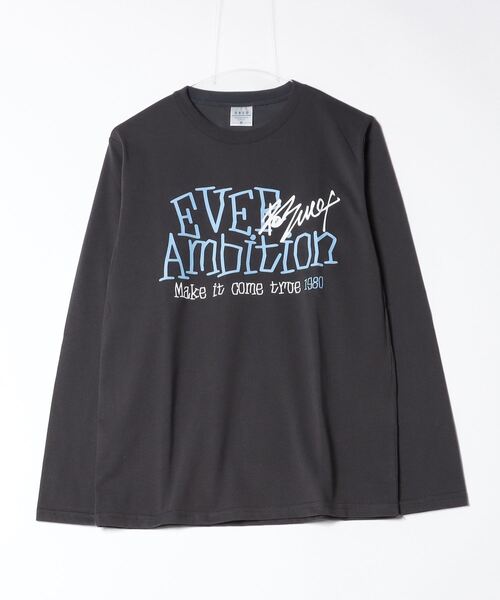 FUNALIVE(ファンアライブ)の「プリントロングスリーブTシャツ(Tシャツ/カットソー・メンズ・スミクロ/ミント/ラベンダー/ネイビー/ホワイト/ホワイト系その他/ライトグレー/ブラック系その他/ブラック/グレイッシュベージュ/サックスブルー/ペールイエロー・M/L/LL)」の17枚目の写真