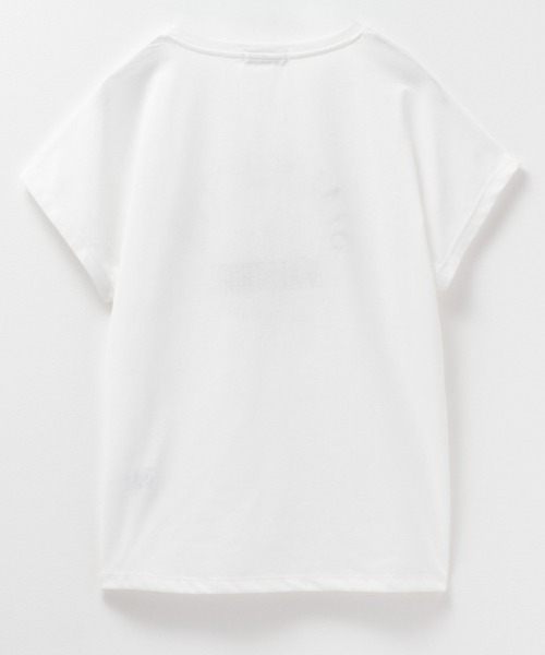 NAVY(ネイビー)の「NAVY アーチプリントTシャツ(Tシャツ/カットソー・レディース・ベージュ/ホワイト/ブラウン・M/L/S/XL)」の14枚目の写真