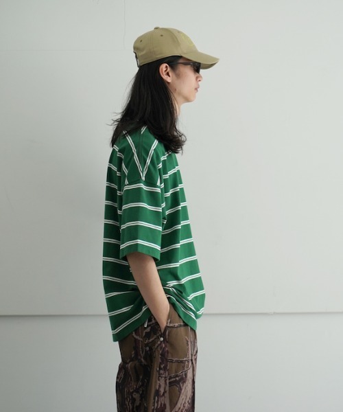 TTT MSW(ティー)の「TTT MSW Border tee(Tシャツ/カットソー・メンズ・ネイビー/ホワイト/グリーン・MEDIUM)」の11枚目の写真