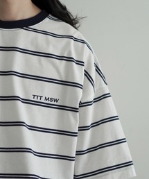 TTT MSW（ティー）の「TTT MSW Border tee（Tシャツ/カットソー