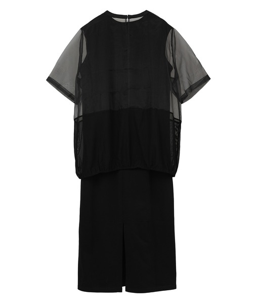 MANOF（マノフ）の「MESH LAYERED ONE PIECE（ワンピース）」 - WEAR