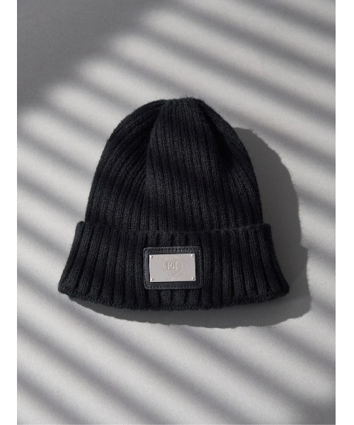 プレートニットビーニー（ニットキャップ/ビーニー）｜Darich