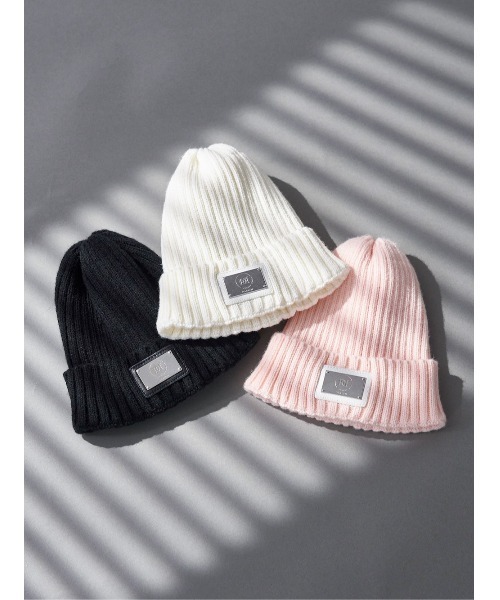 プレートニットビーニー（ニットキャップ/ビーニー）｜Darich