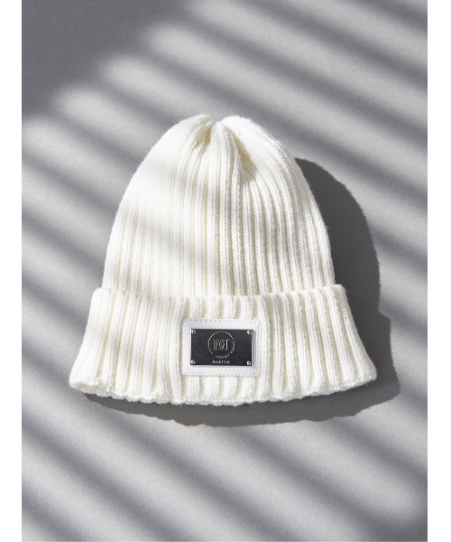 プレートニットビーニー（ニットキャップ/ビーニー）｜Darich