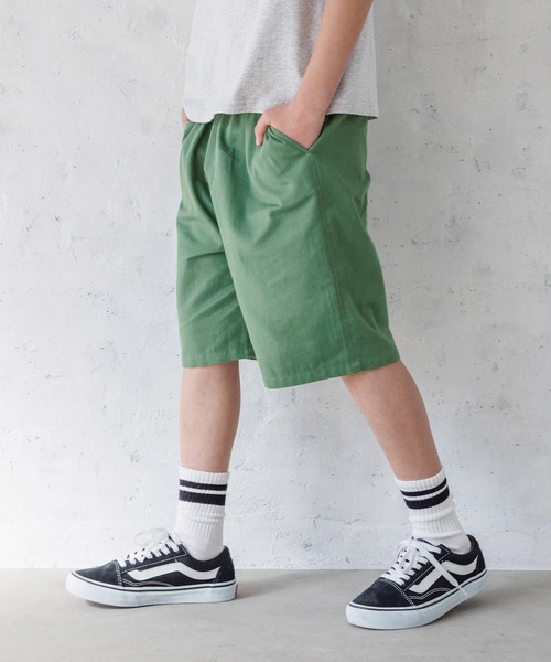 coca(coca)(コカ)の「キッズ コットンショートパンツ(その他パンツ・キッズ・ベージュ/ブラック/グリーン/アイボリー・110/120/140/130)」の4枚目の写真