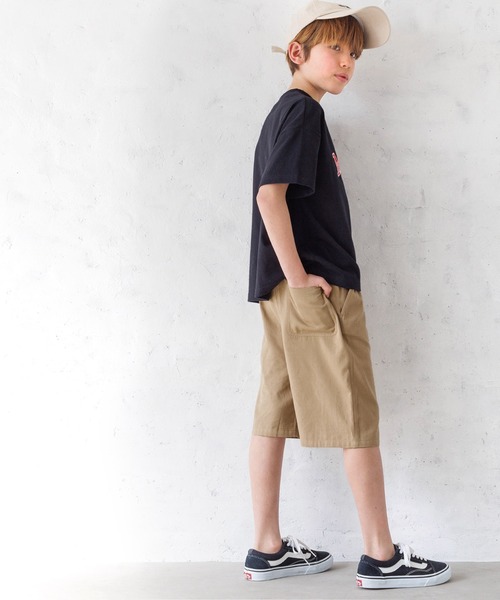 coca(coca)(コカ)の「キッズ コットンショートパンツ(その他パンツ・キッズ・ベージュ/ブラック/グリーン/アイボリー・110/120/140/130)」の9枚目の写真