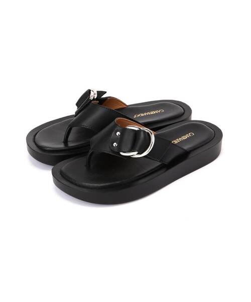 CAMINANDO（カミナンド）の「CAMINANDO(カミナンド) THONG PLATFORM SANDALS/2427/（サンダル・レディース・ブラック・6/7/8）」の12枚目の写真