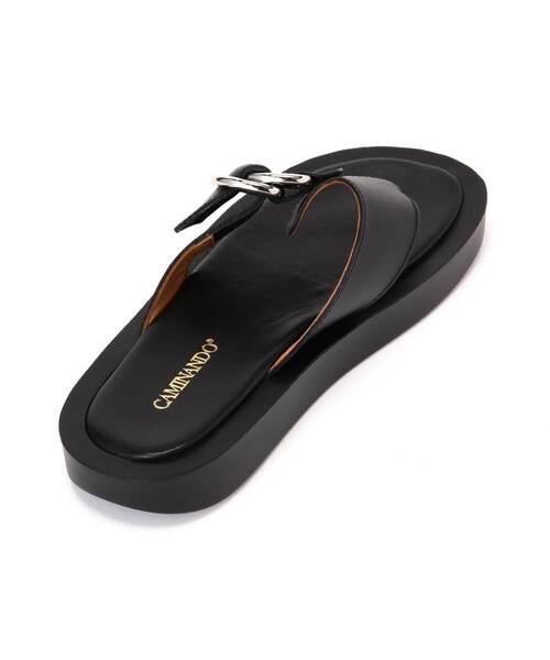 CAMINANDO（カミナンド）の「CAMINANDO(カミナンド) THONG PLATFORM SANDALS/2427/（サンダル・レディース・ブラック・6/7/8）」の15枚目の写真