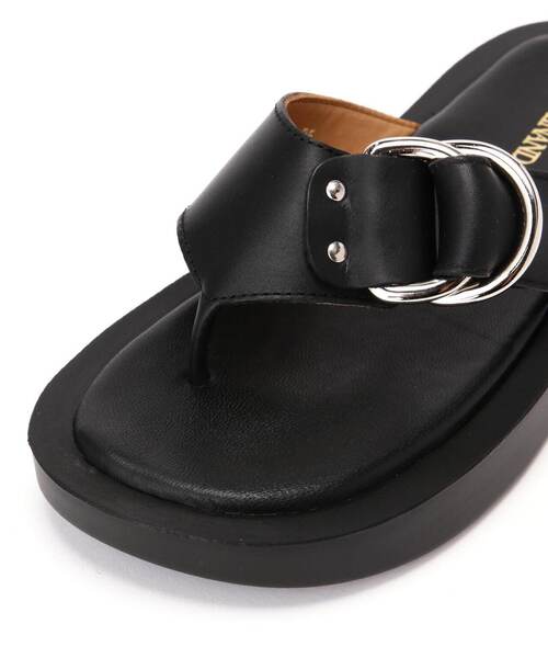 CAMINANDO（カミナンド）の「CAMINANDO(カミナンド) THONG PLATFORM SANDALS/2427/（サンダル・レディース・ブラック・6/7/8）」の16枚目の写真