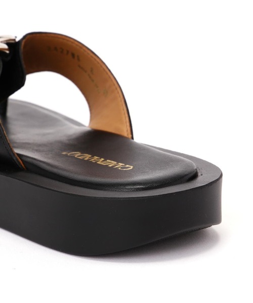 CAMINANDO（カミナンド）の「CAMINANDO(カミナンド) THONG PLATFORM SANDALS/2427/（サンダル・レディース・ブラック・6/7/8）」の19枚目の写真